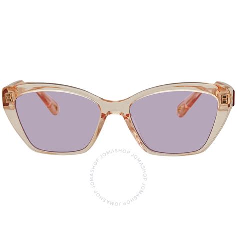 chloe ce760s|Chloe Purple Cat Eye Sunglasses CE760S 749 54 .